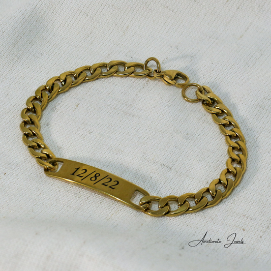 Bραχιόλι με Χάραξη Λέιζερ