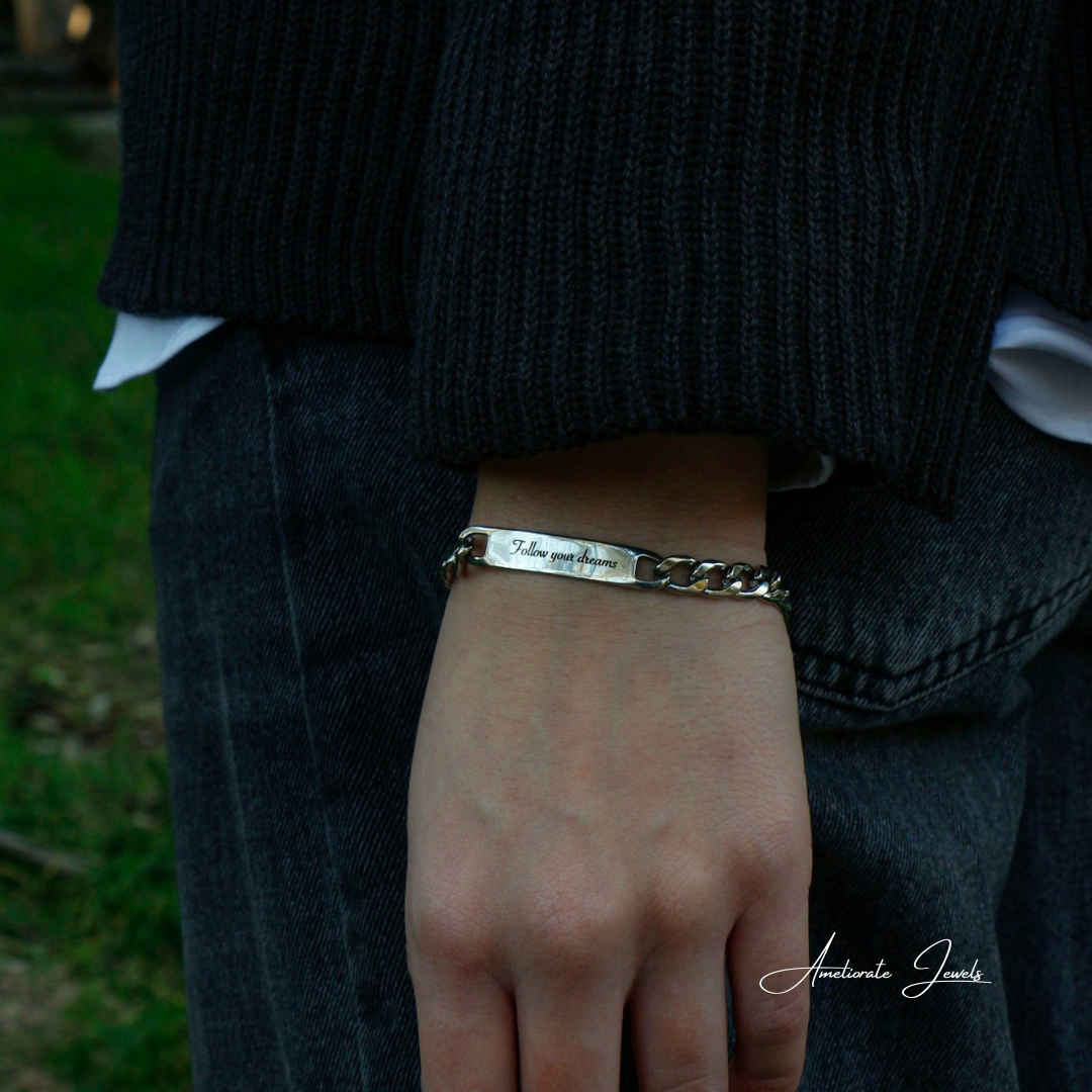 Bραχιόλι με Χάραξη Λέιζερ