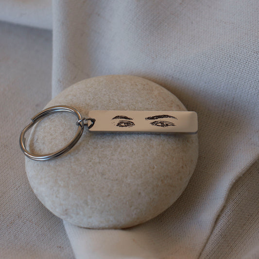 Μπρελόκ με αποτύπωση μάτια