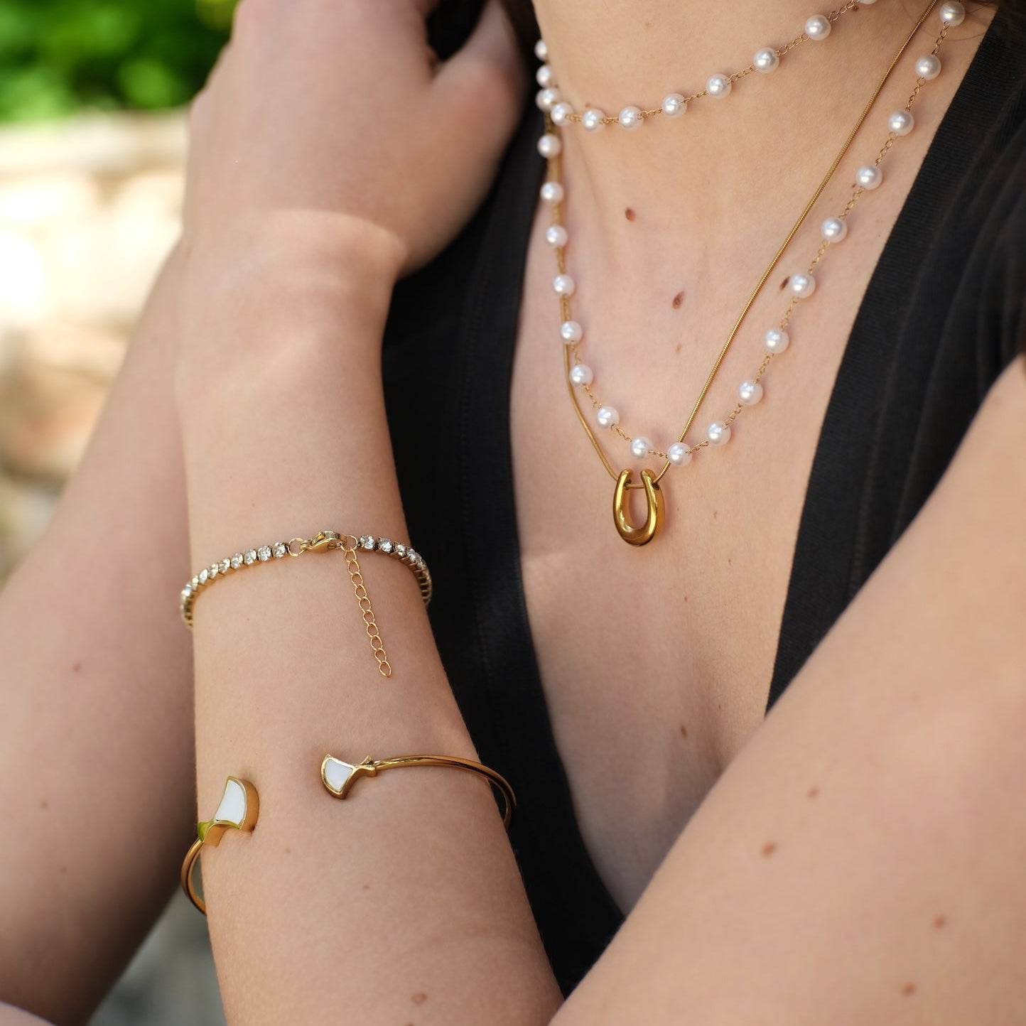 Βραχιόλι με ζιργκονάκια