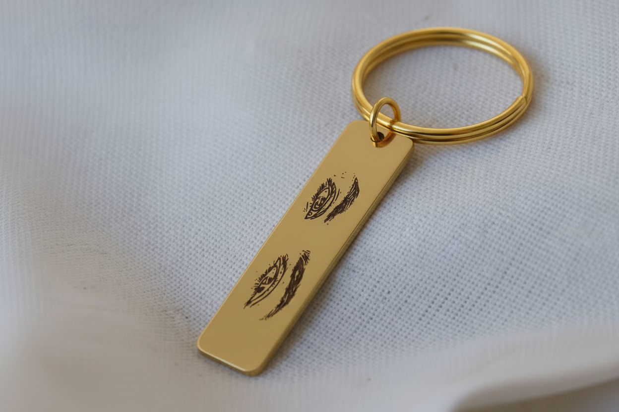 Μπρελόκ με αποτύπωση μάτια